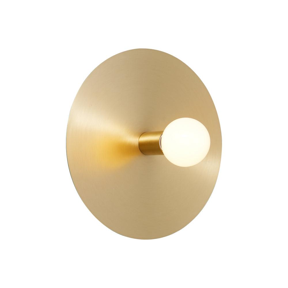 Soluise wandlamp messing blootliggende lamp