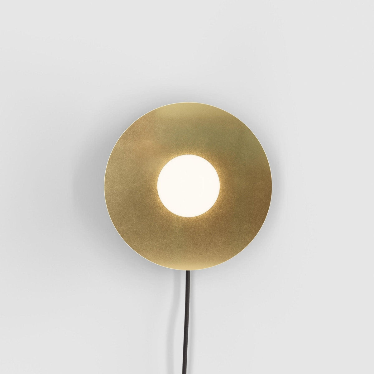Soluise wandlamp messing blootliggende lamp