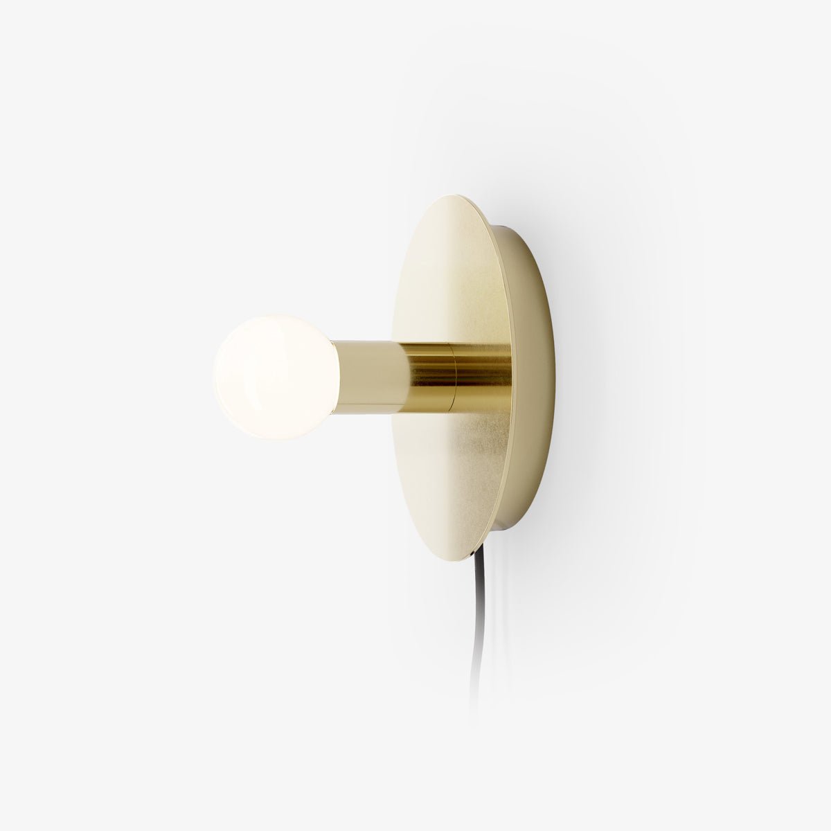 Soluise wandlamp messing blootliggende lamp