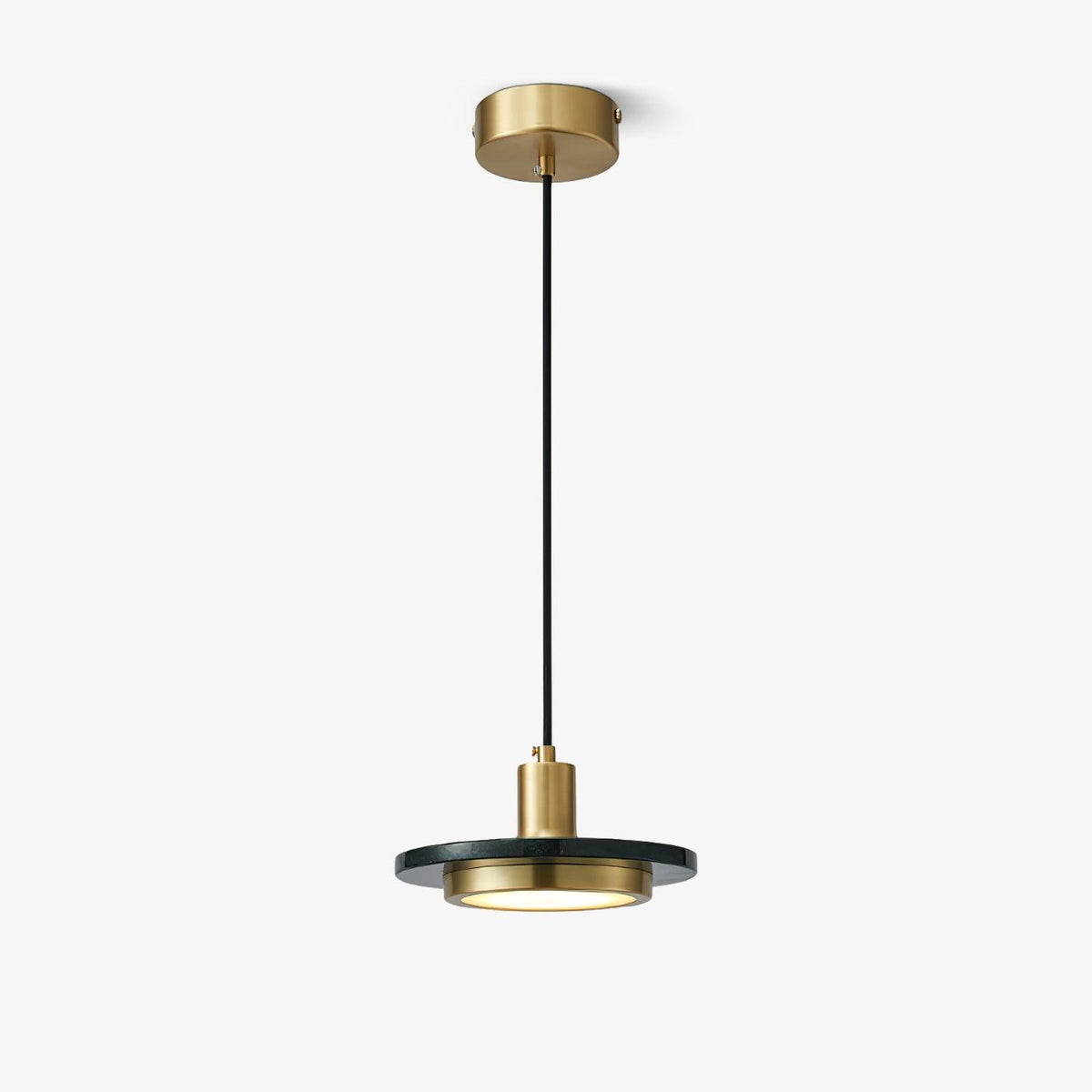 Bram hanglamp marmer dubbele cirkel modern