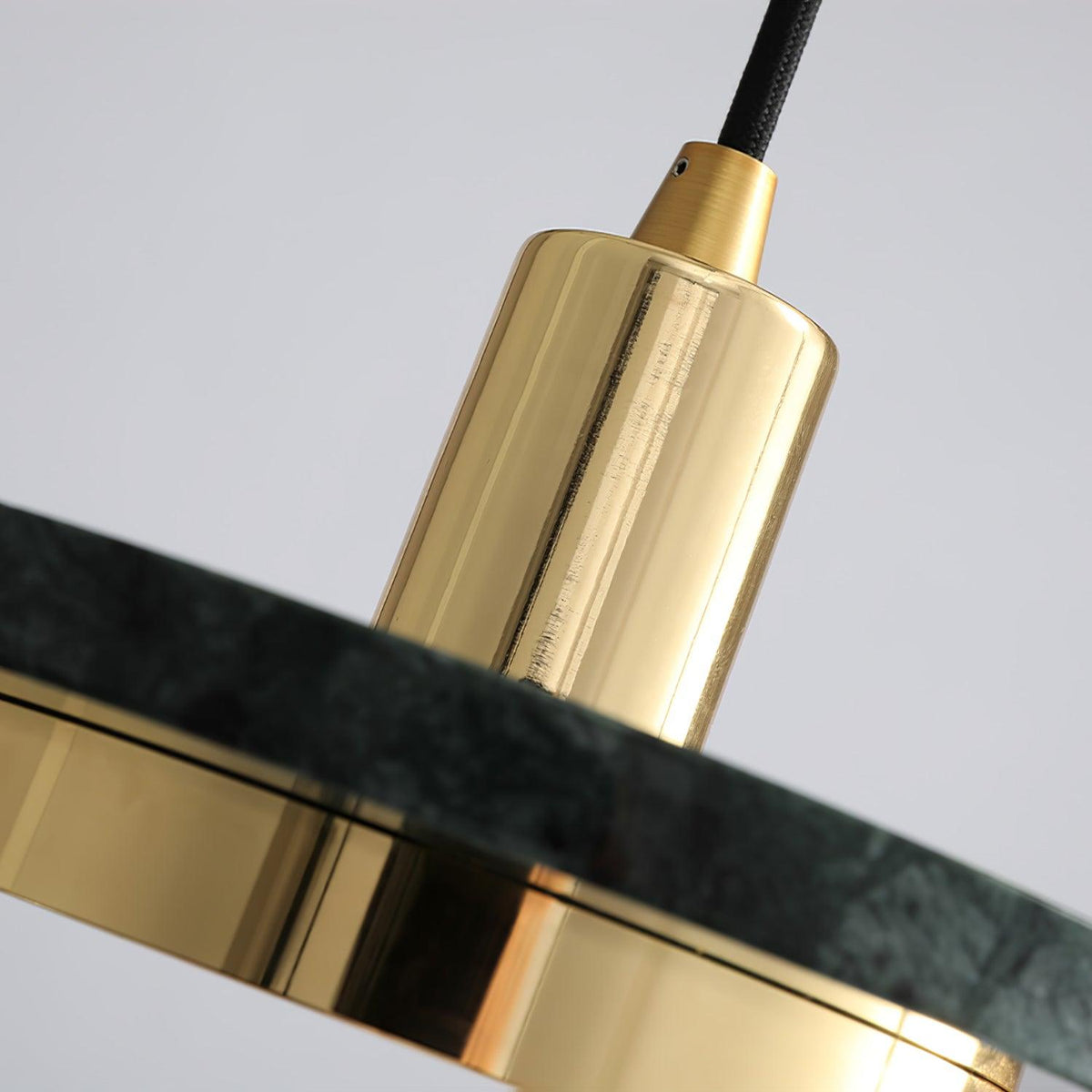 Bram hanglamp marmer dubbele cirkel modern