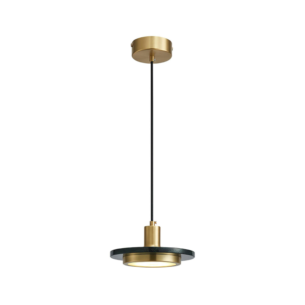 Bram hanglamp marmer dubbele cirkel modern