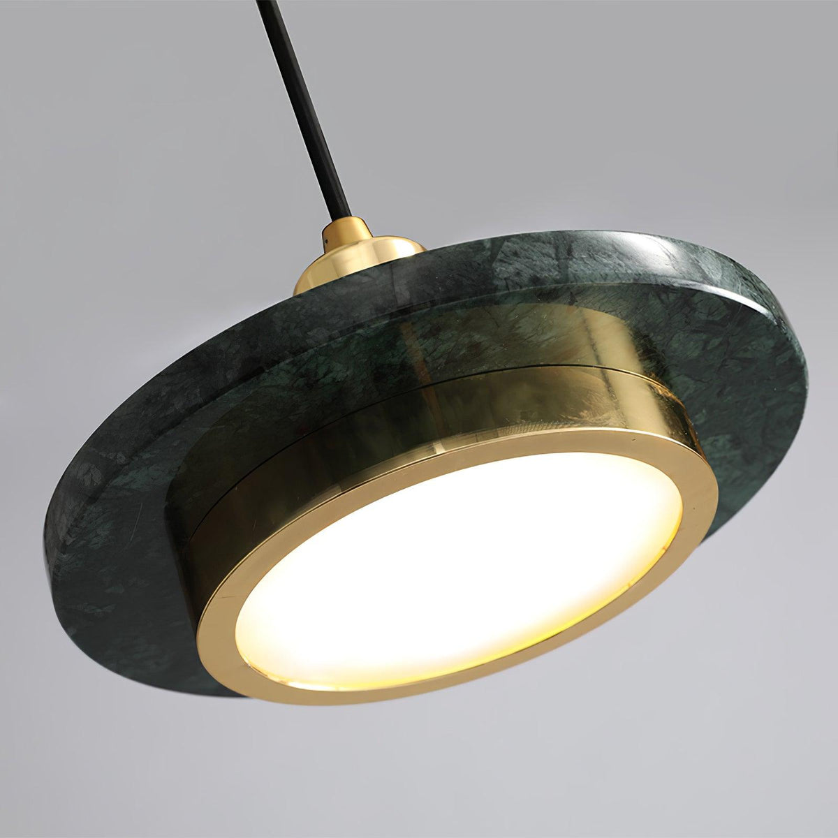 Bram hanglamp marmer dubbele cirkel modern