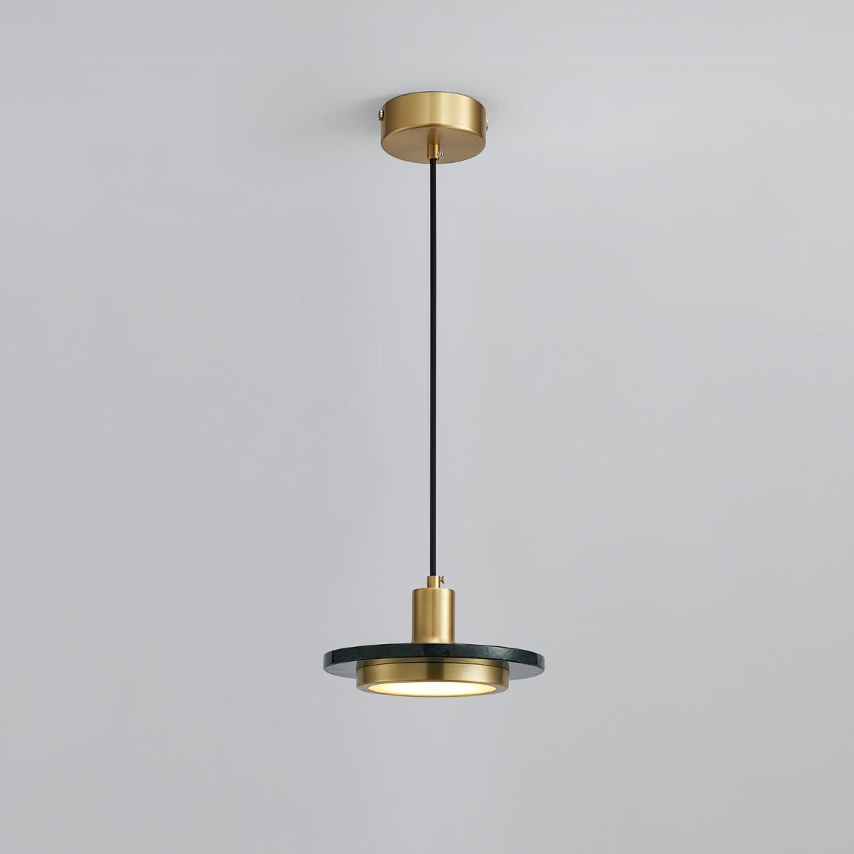 Bram hanglamp marmer dubbele cirkel modern