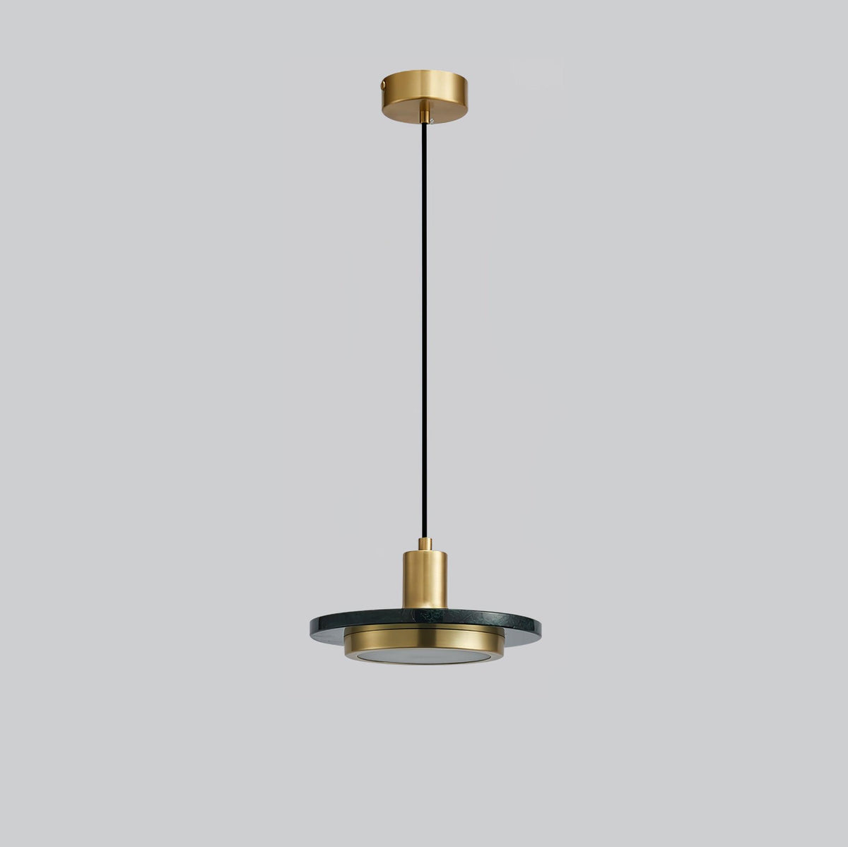 Bram hanglamp marmer dubbele cirkel modern