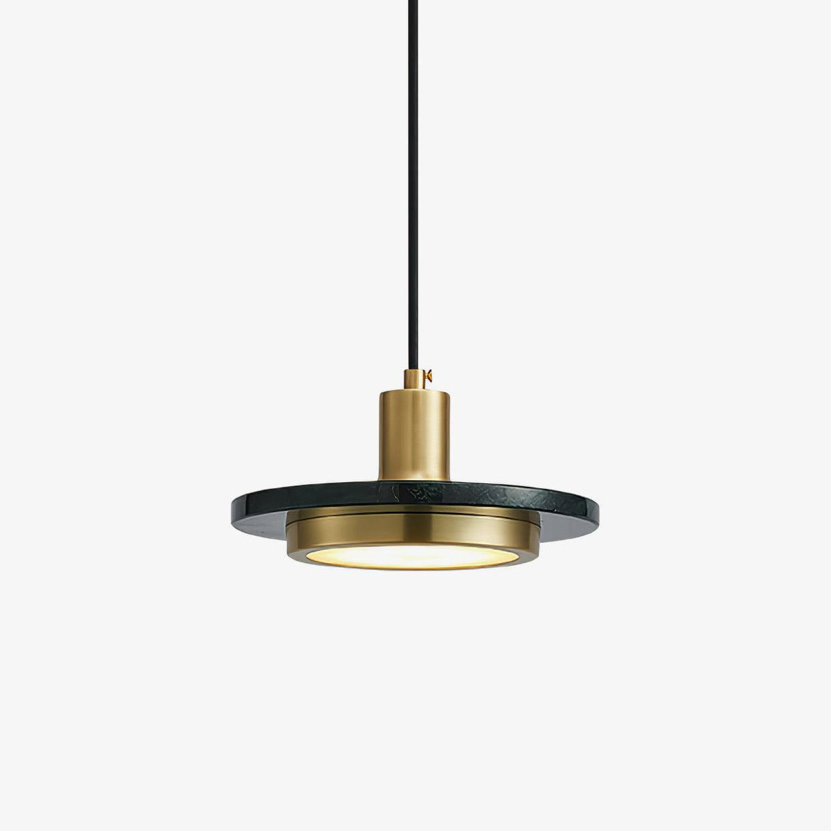 Bram hanglamp marmer dubbele cirkel modern