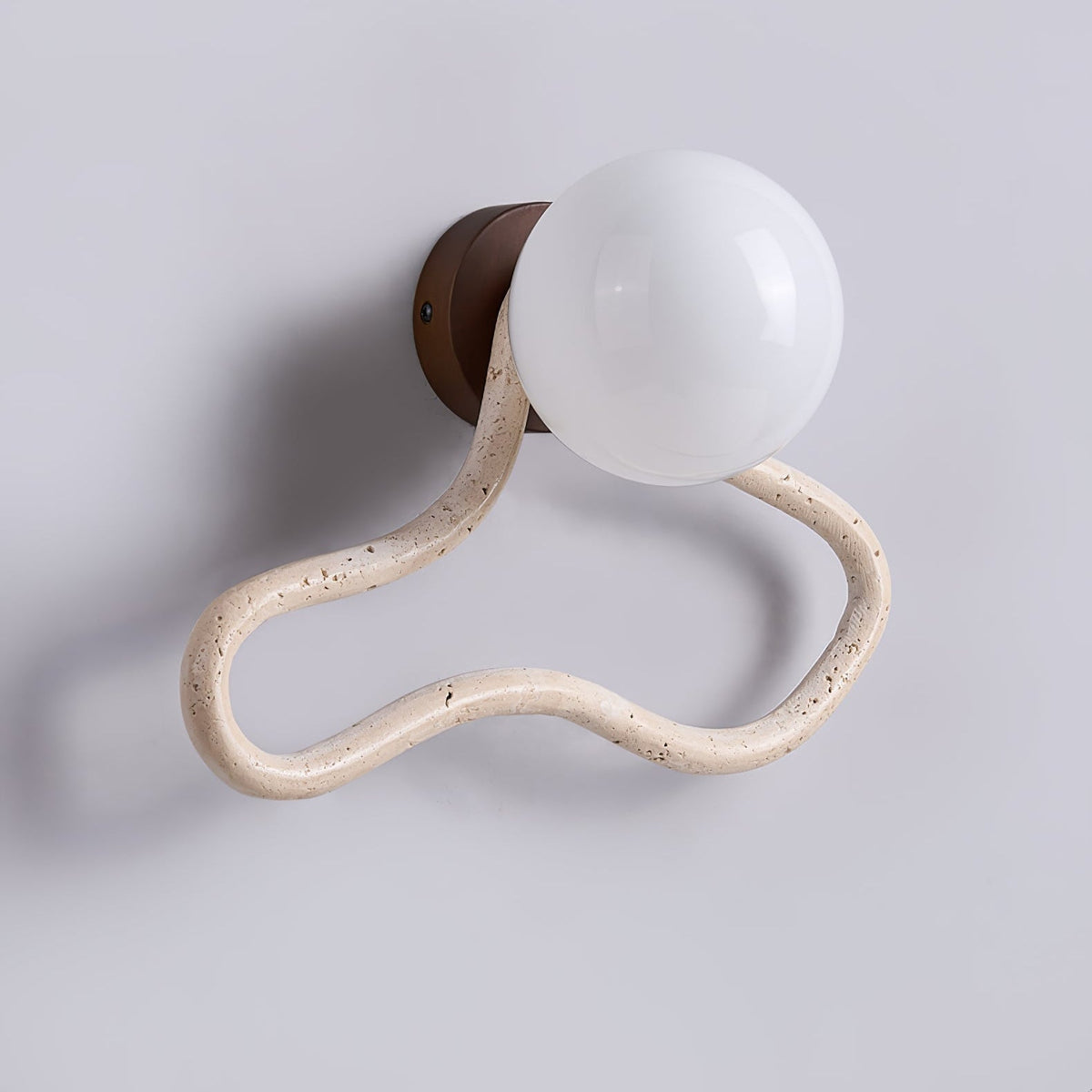 Meldox travertin wandlamp