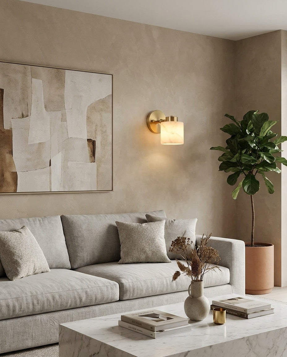 Isencombe Albasten wandlamp