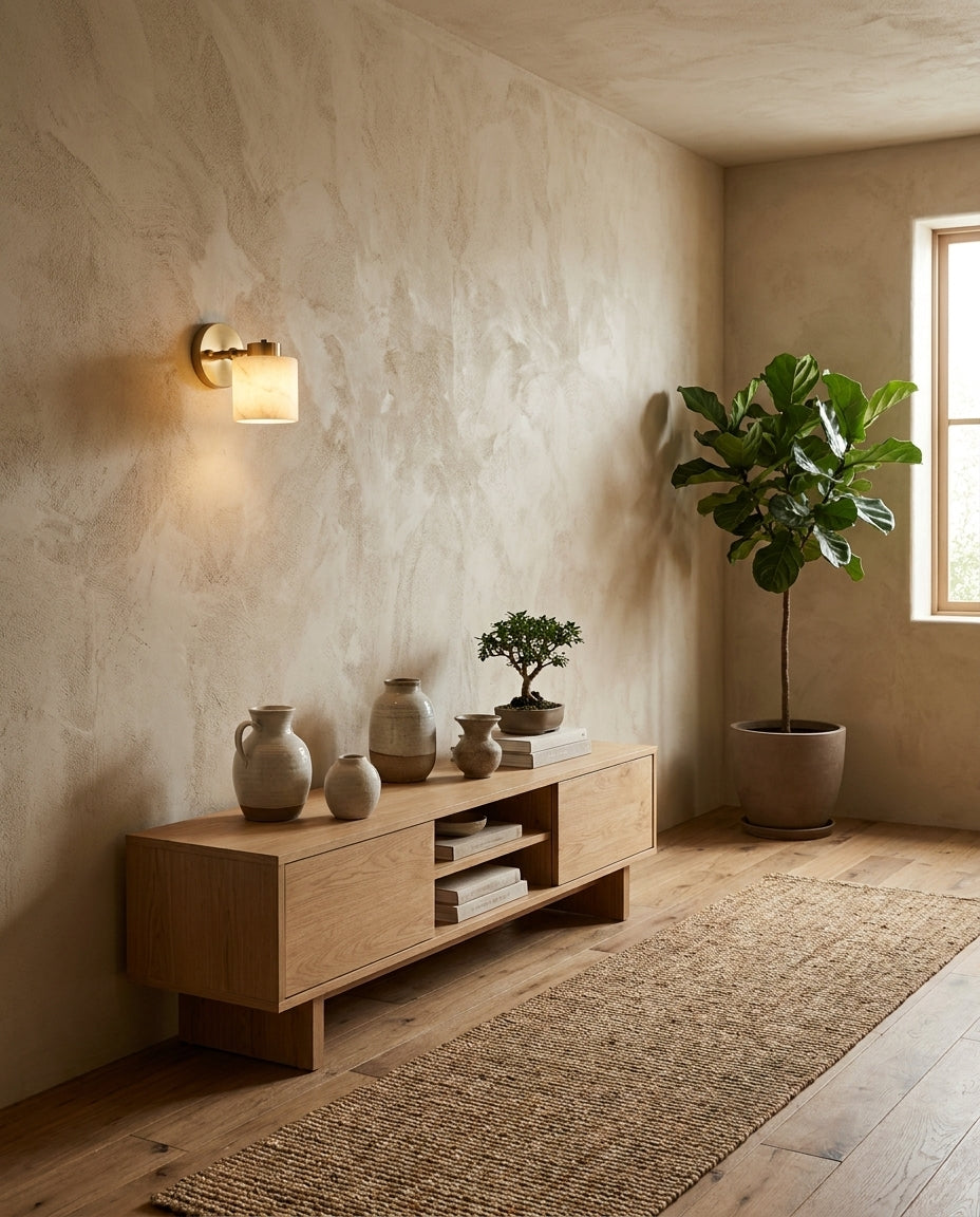 Isencombe Albasten wandlamp
