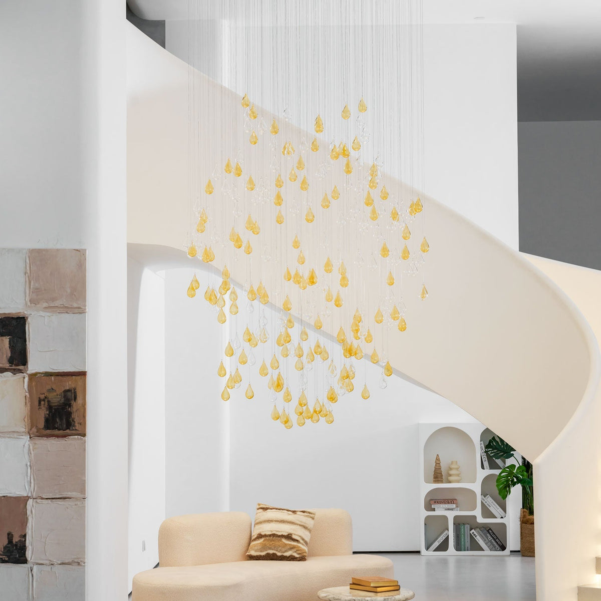 Droplets Cascading Kroonluchter