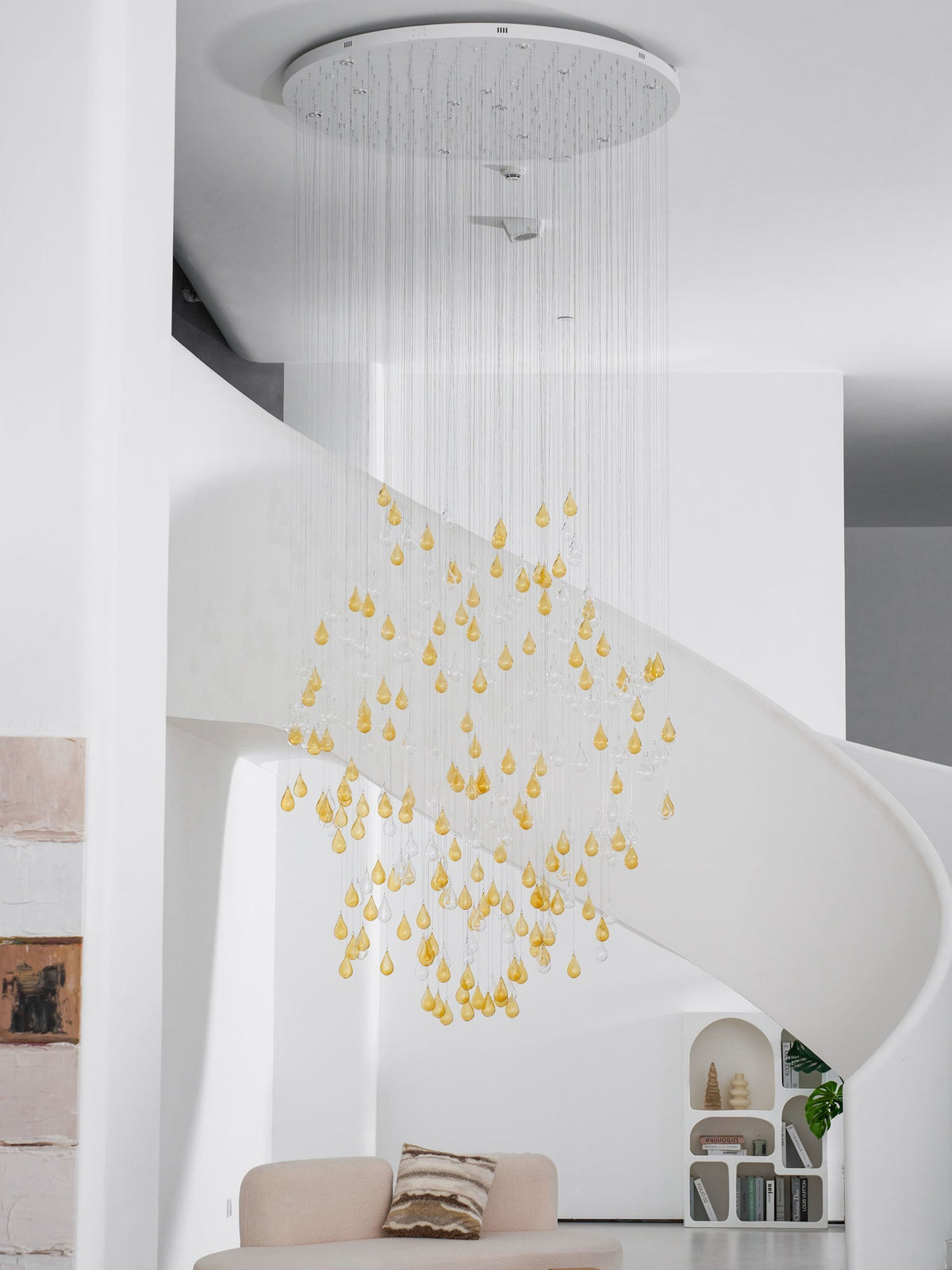 Droplets Cascading Kroonluchter