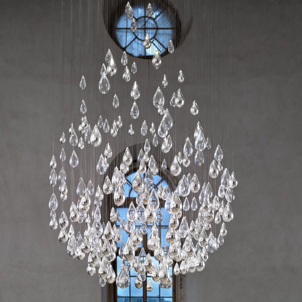 Droplets Cascading Kroonluchter
