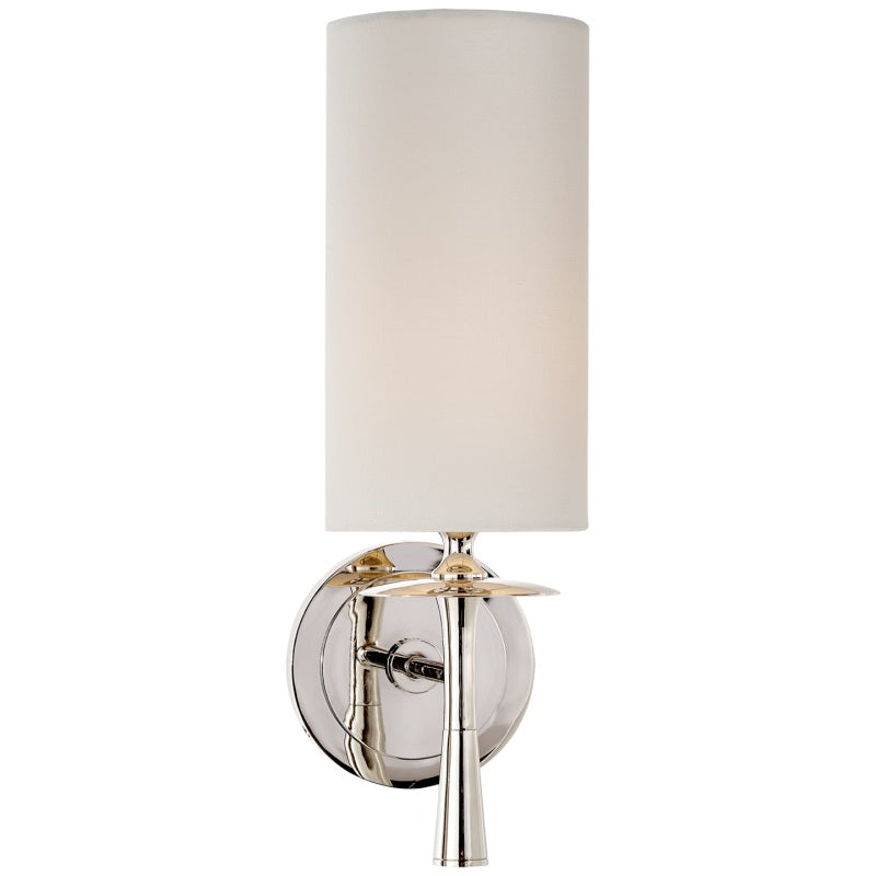 Knight wandlamp met stoffen of glas lampenkap