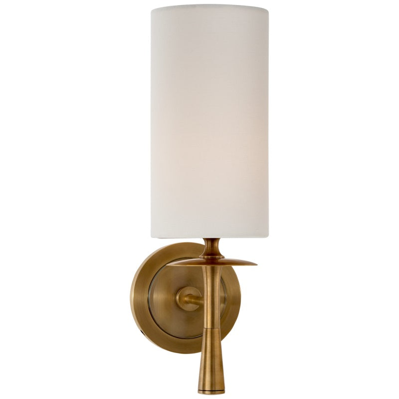 Knight wandlamp met stoffen of glas lampenkap