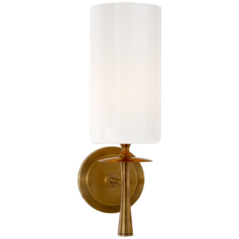 Knight wandlamp met stoffen of glas lampenkap