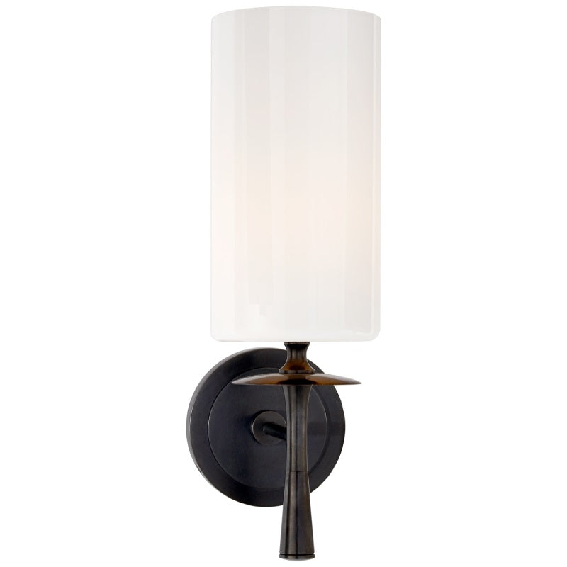 Knight wandlamp met stoffen of glas lampenkap