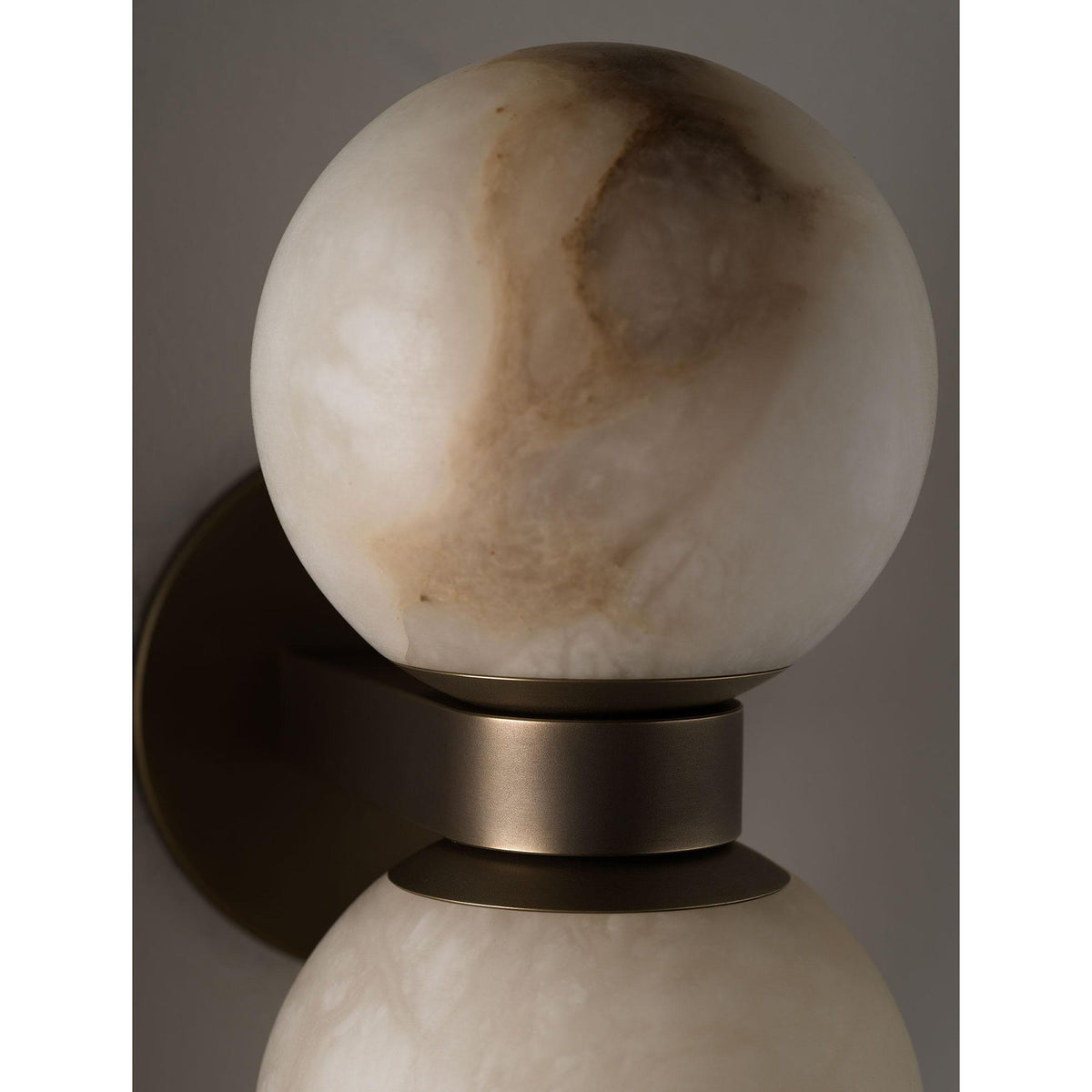 Lush bollen albasten wandlamp