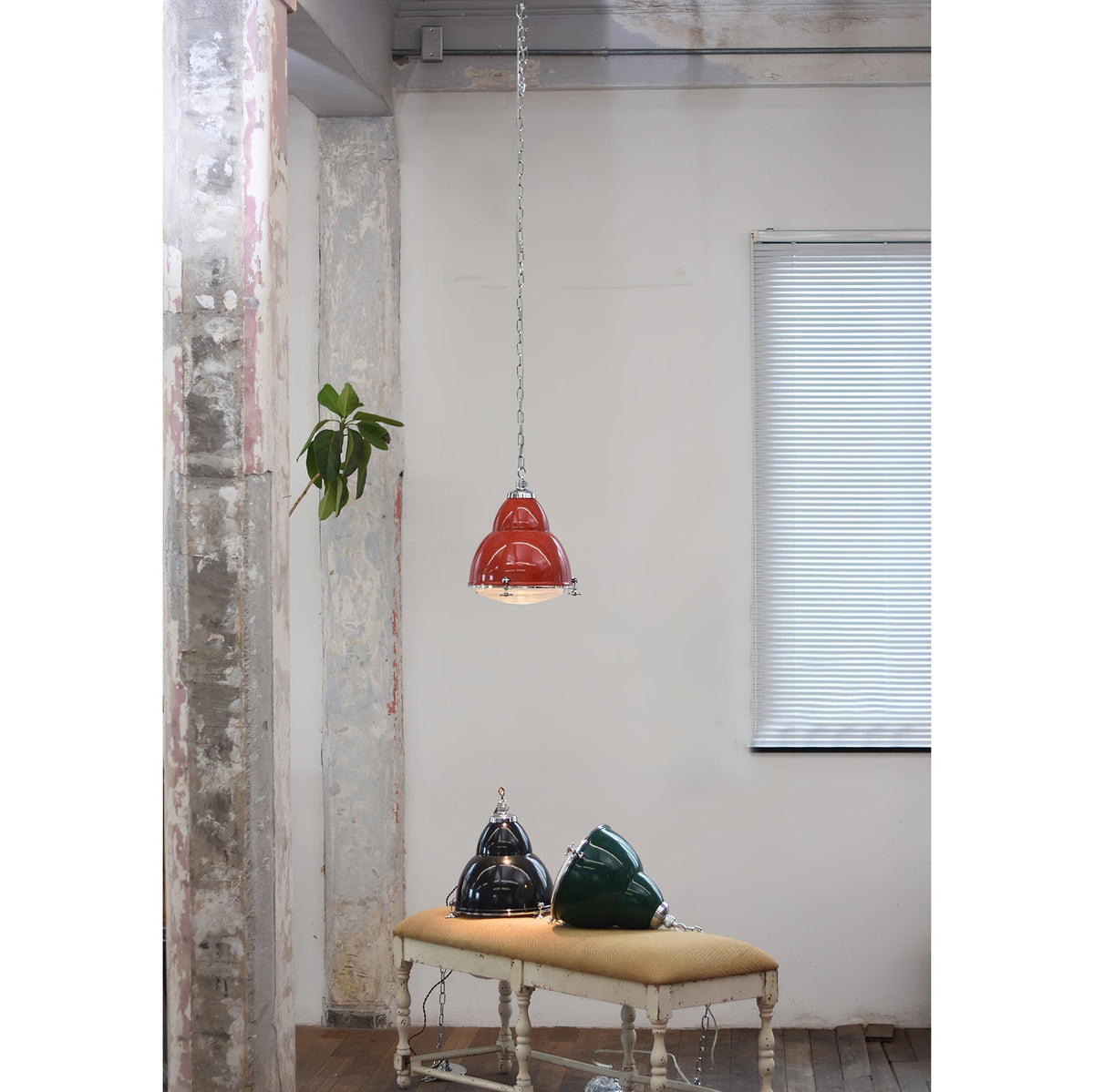 Dunlop Rode hanglamp