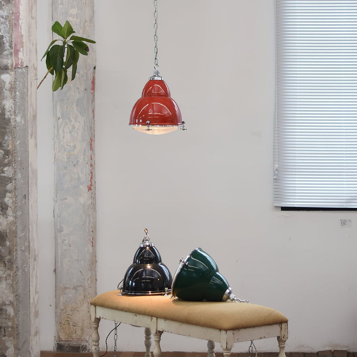 Dunlop Rode hanglamp