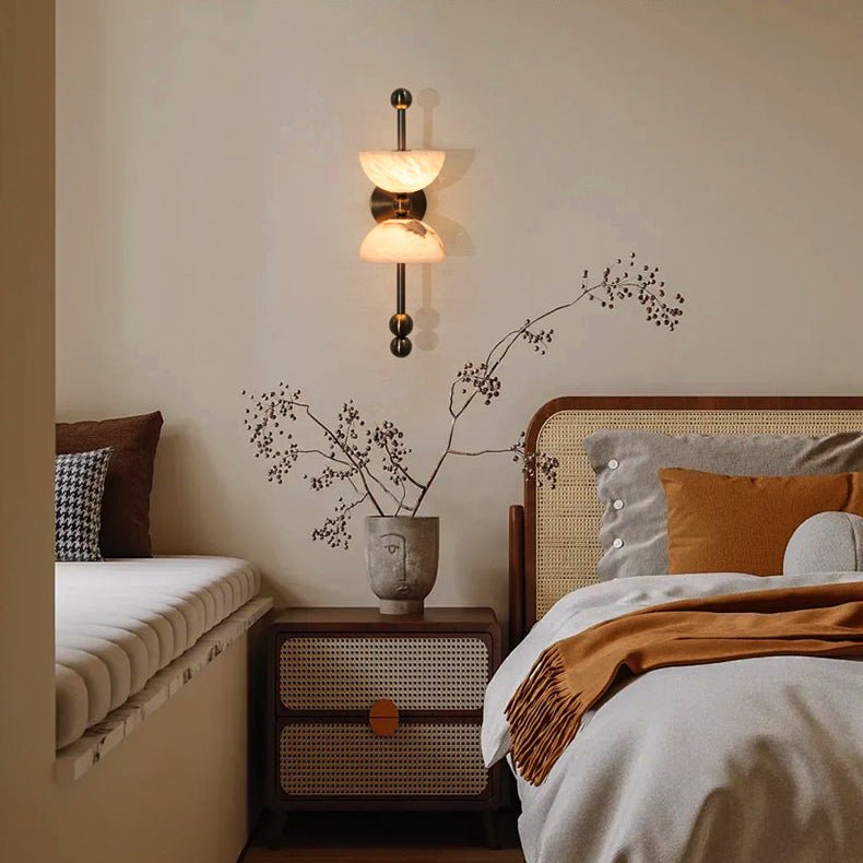 Seraphin albasten wandlamp