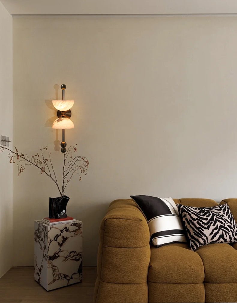Seraphin albasten wandlamp