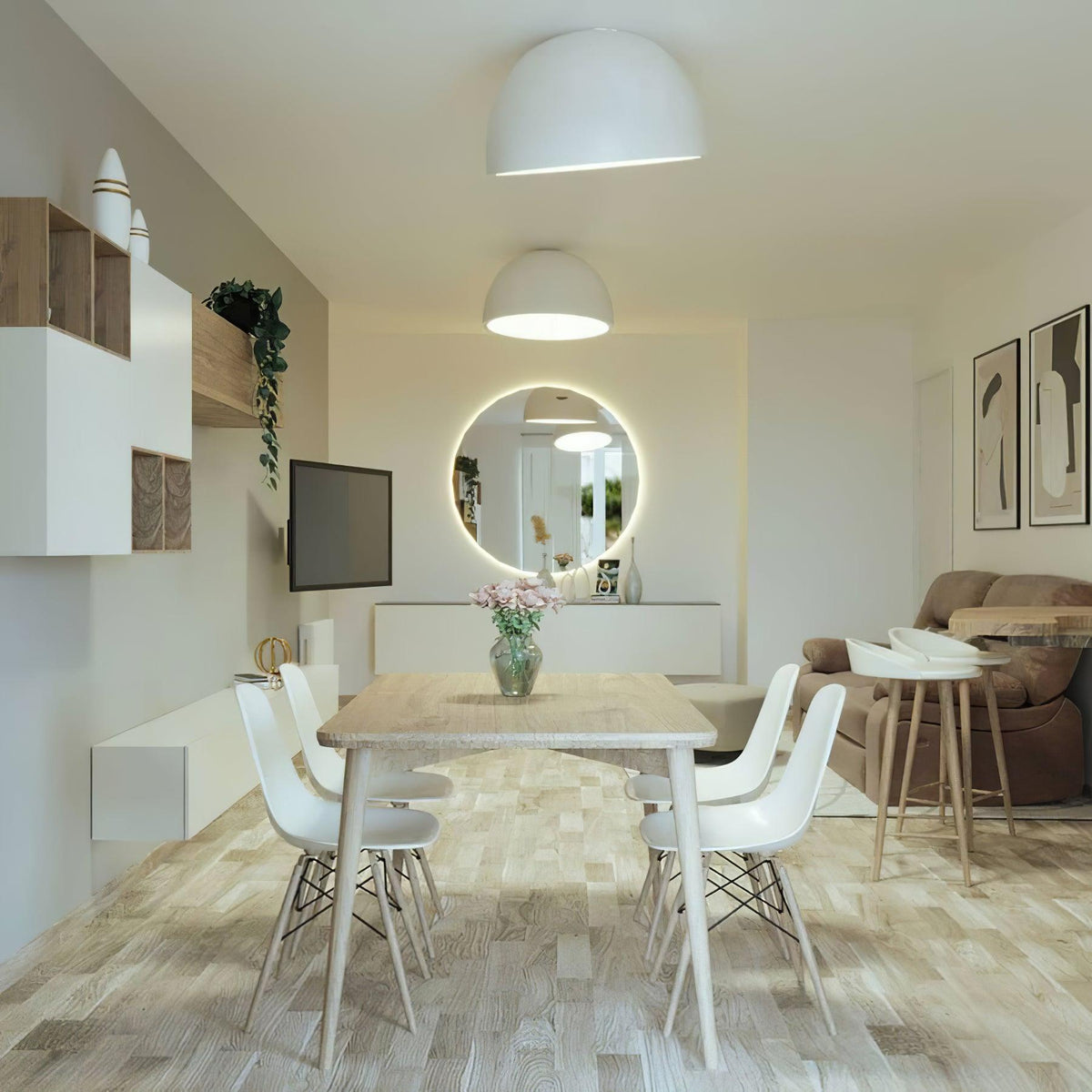Flanel plafondlamp