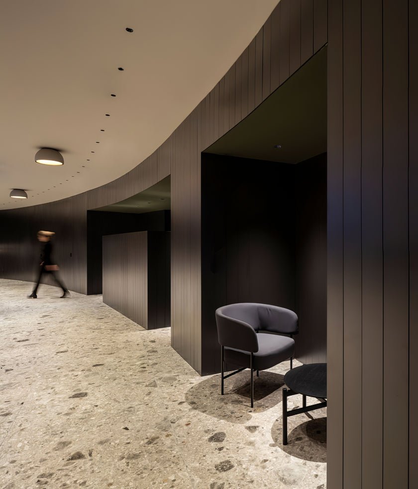 Coda plafondlamp Koepel Hout Minimalistisch