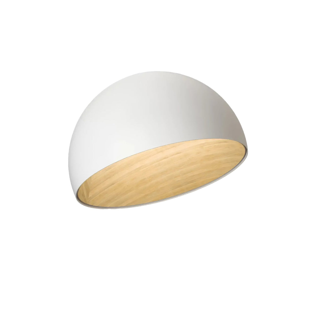 Coda plafondlamp Koepel Hout Minimalistisch