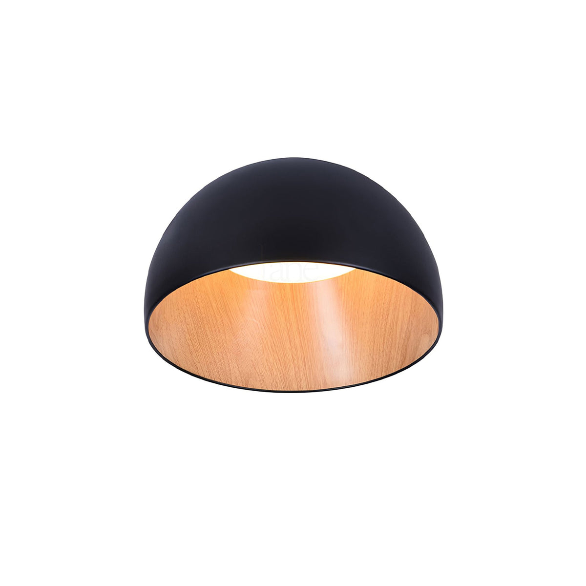 Coda plafondlamp Koepel Hout Minimalistisch