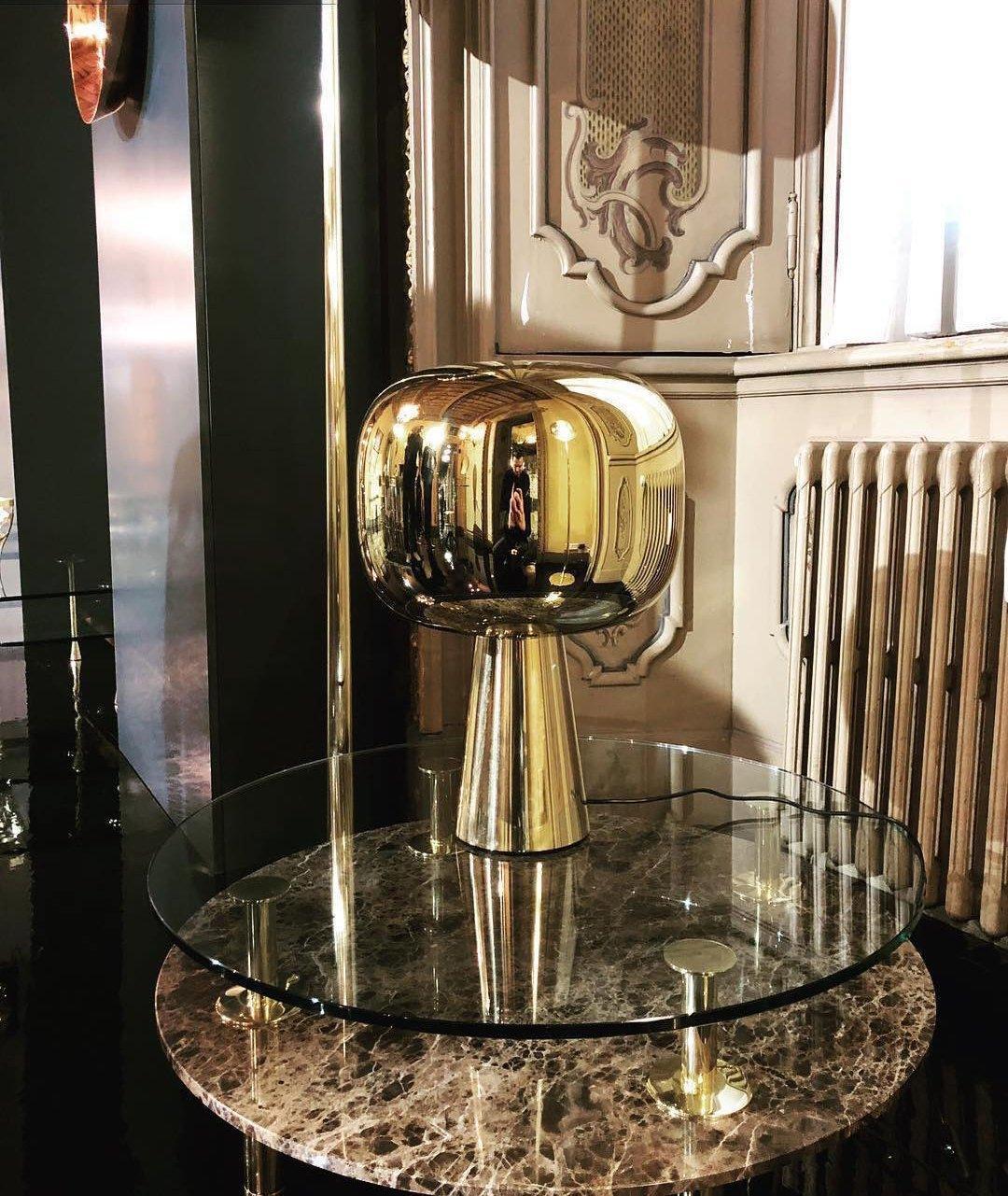 Briq moderne tafellamp in goud