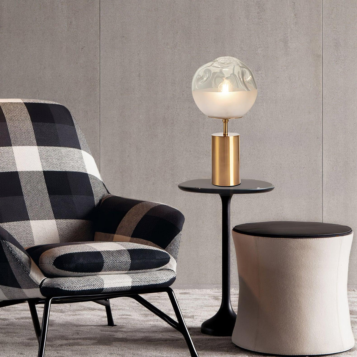 Aurea klassiek Glas Tafellamp