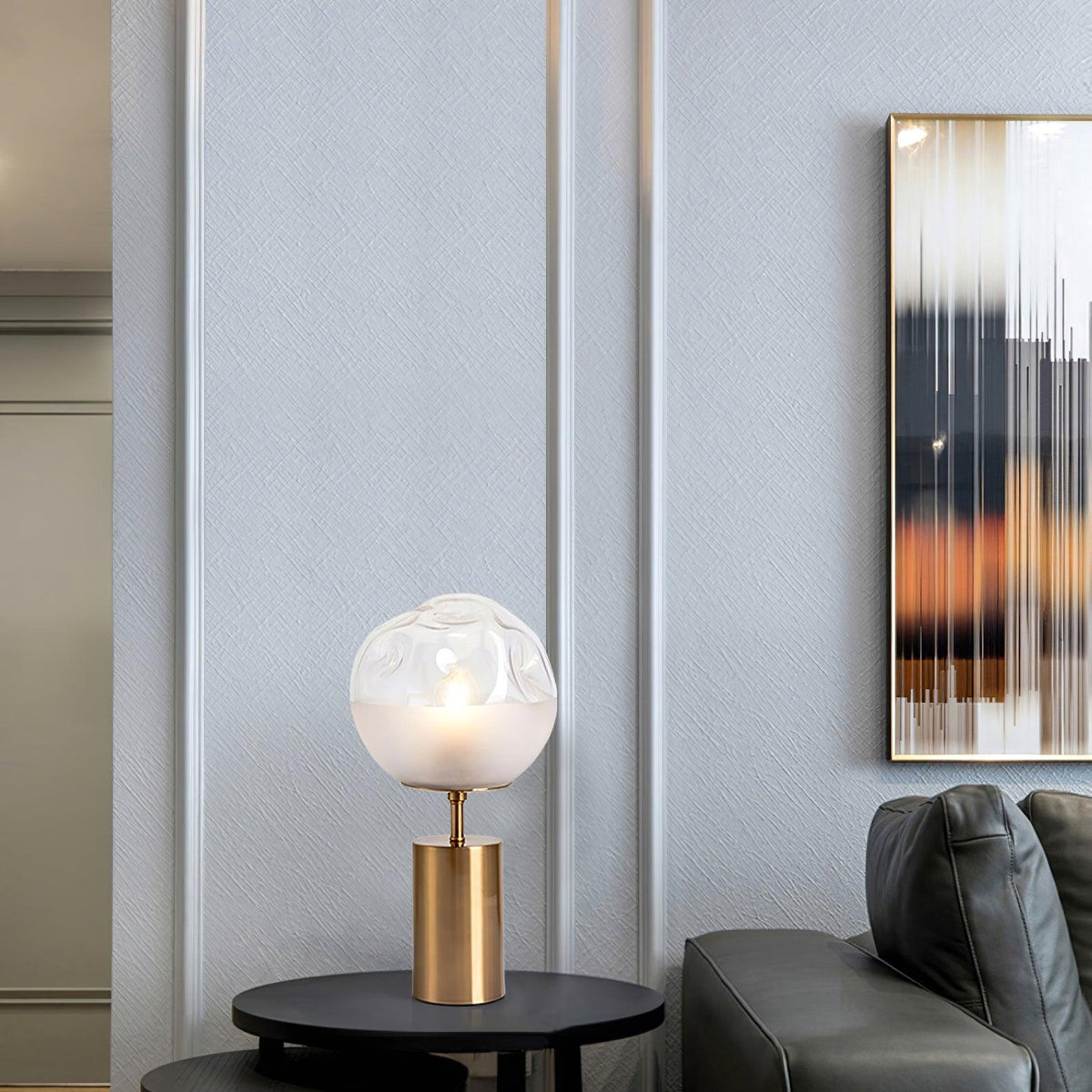 Aurea klassiek Glas Tafellamp
