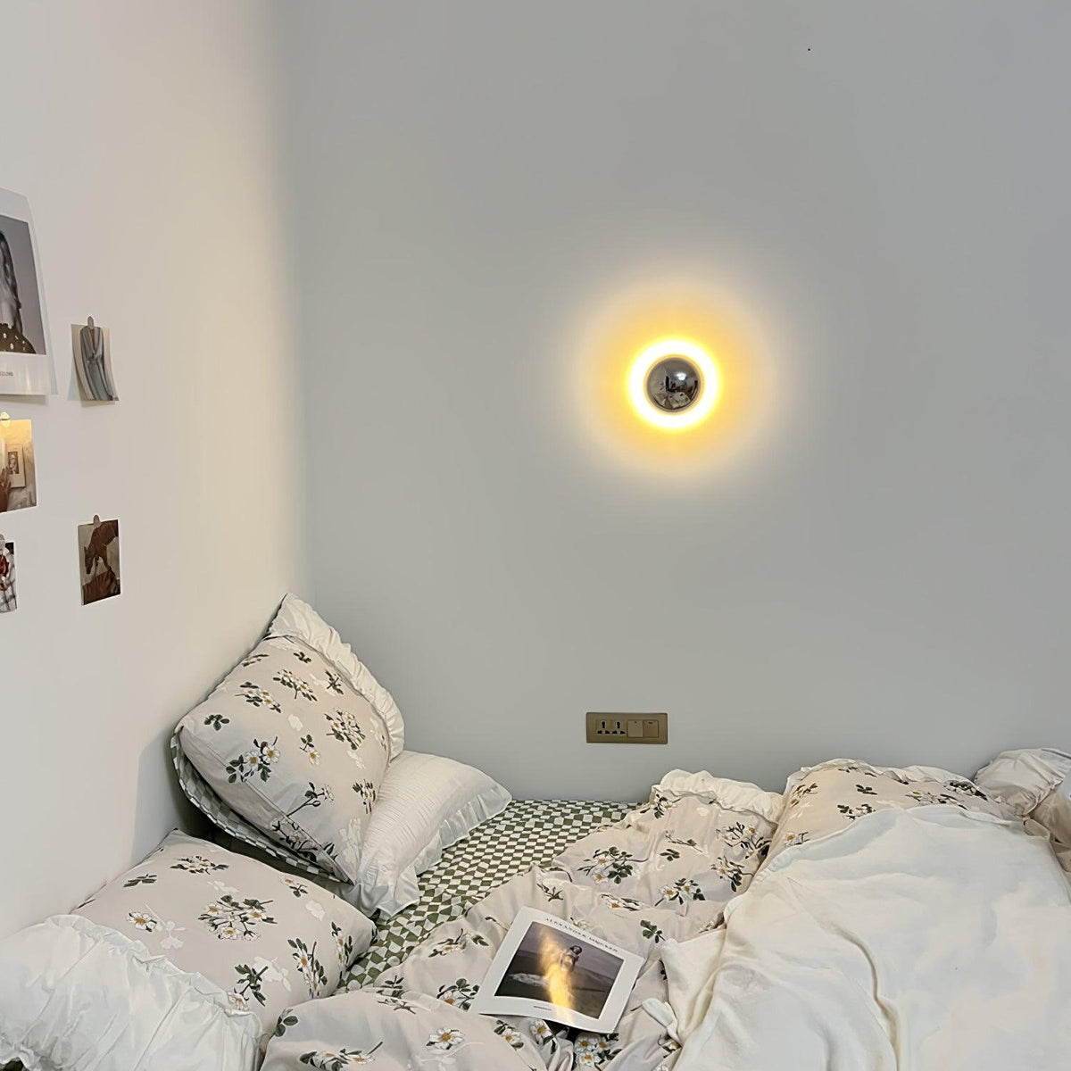 Virixy Moderne minimalistische wandlamp met bolvormige kap