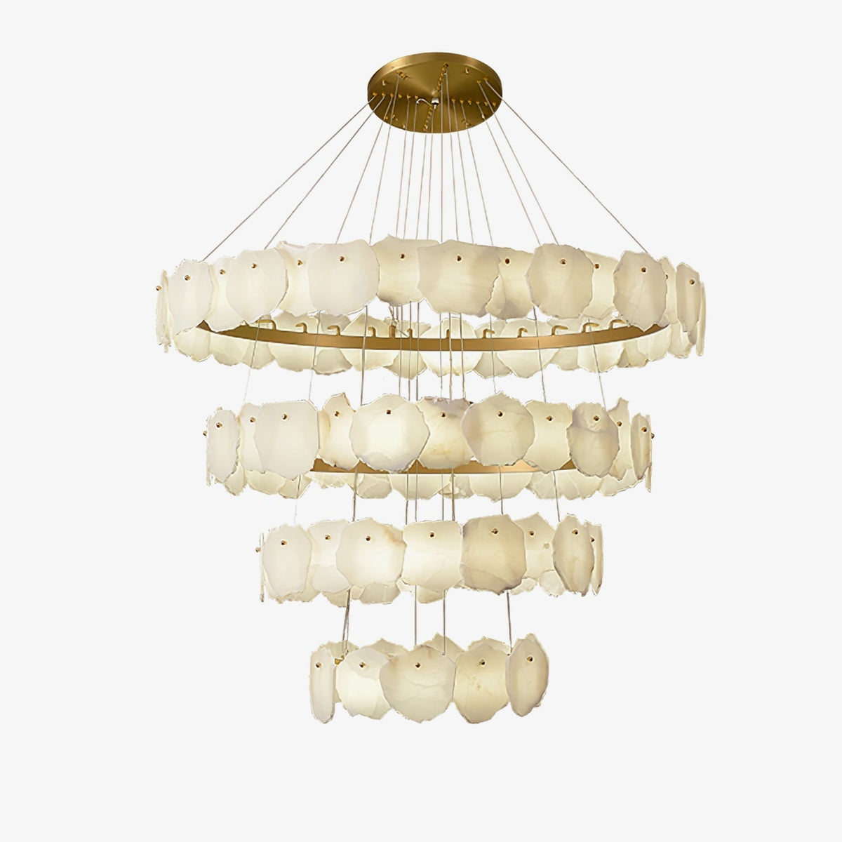 Albeine luxe albasten kroonluchter