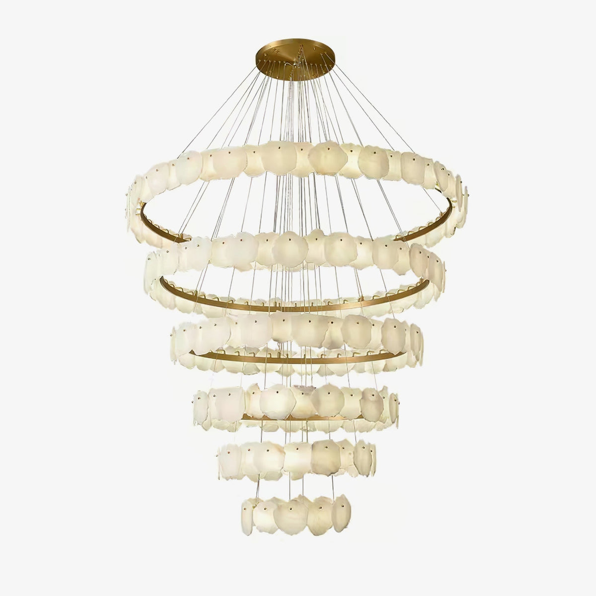 Albeine luxe albasten kroonluchter