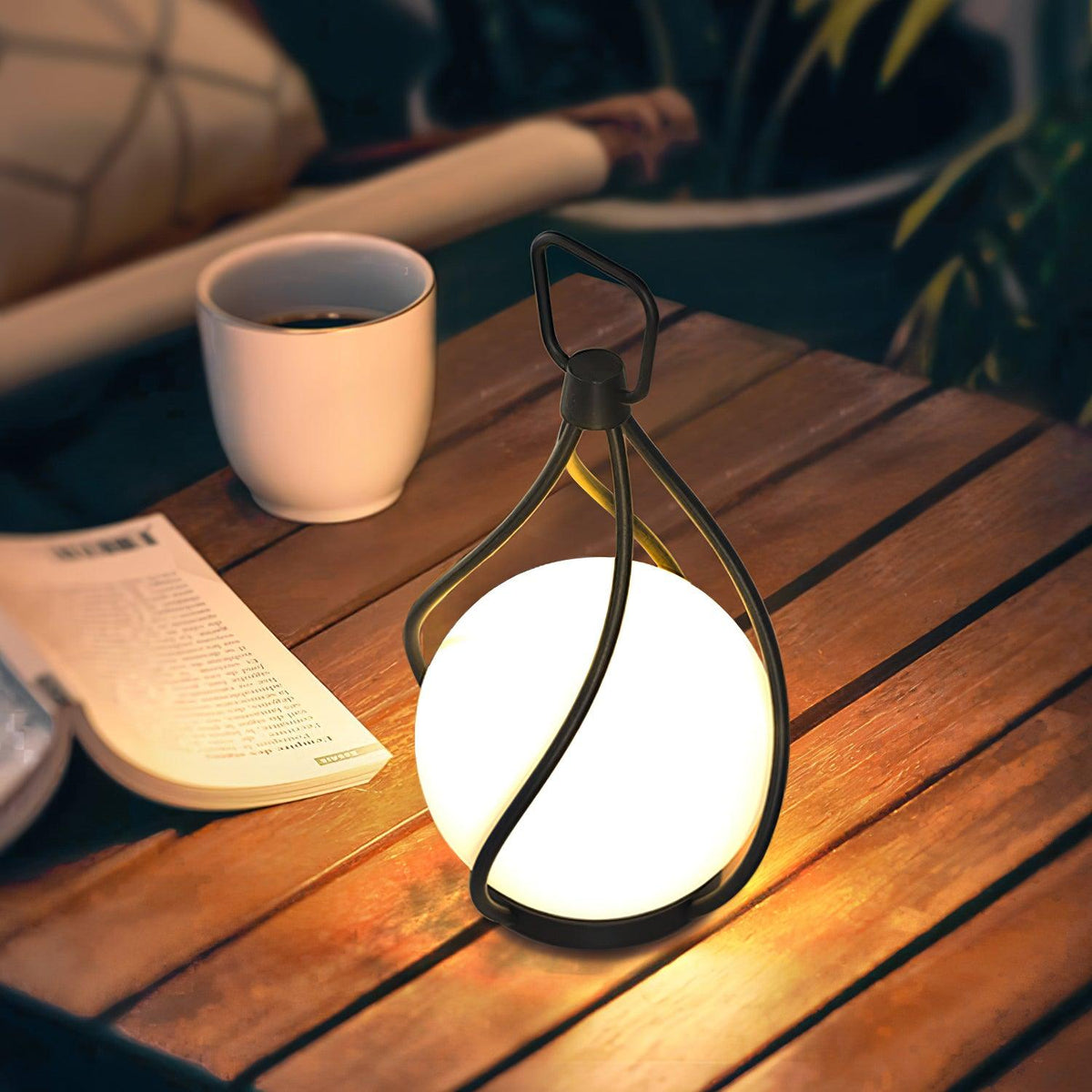 Emma minimalistische tafellamp van glas