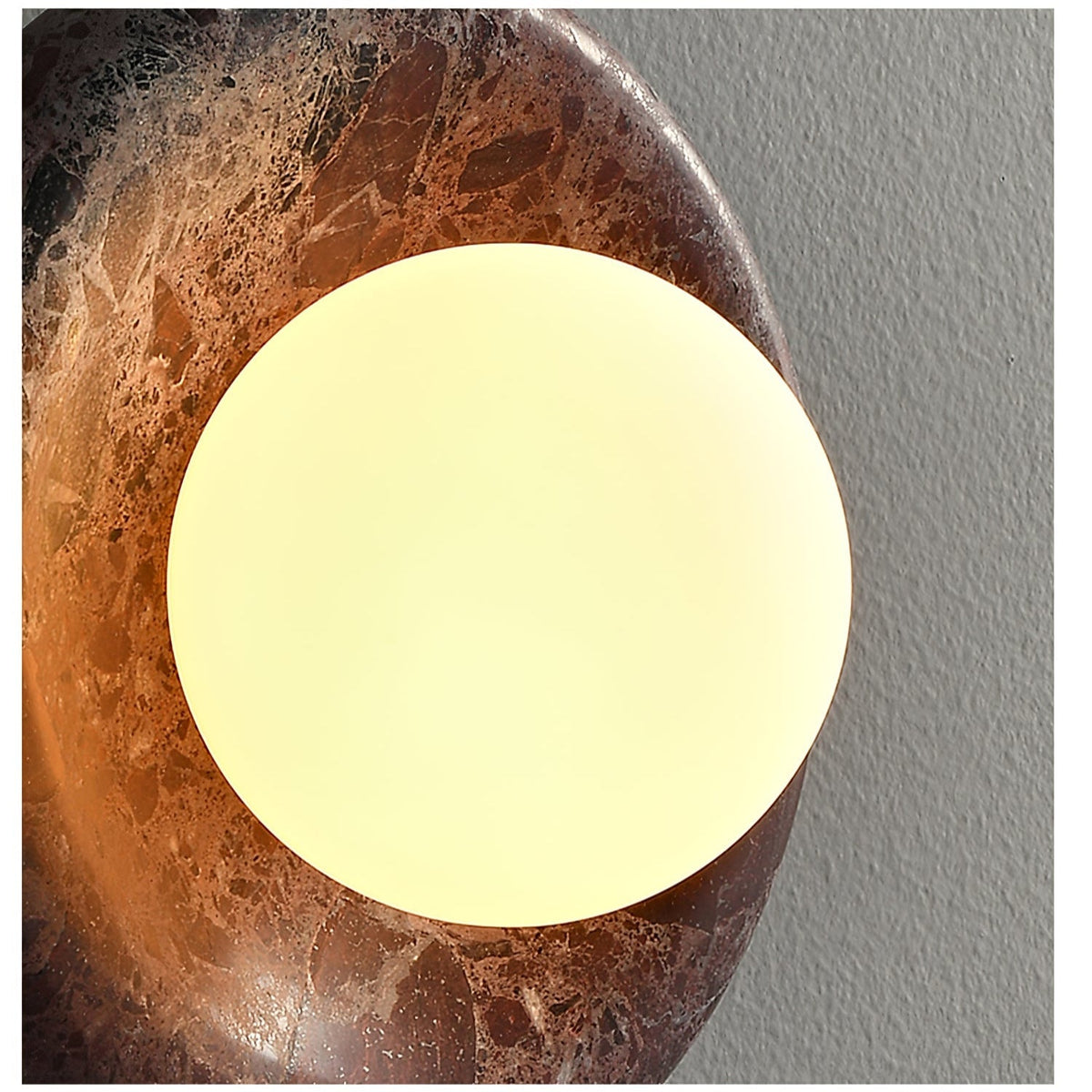 Amber Vintage Marmeren wandlamp