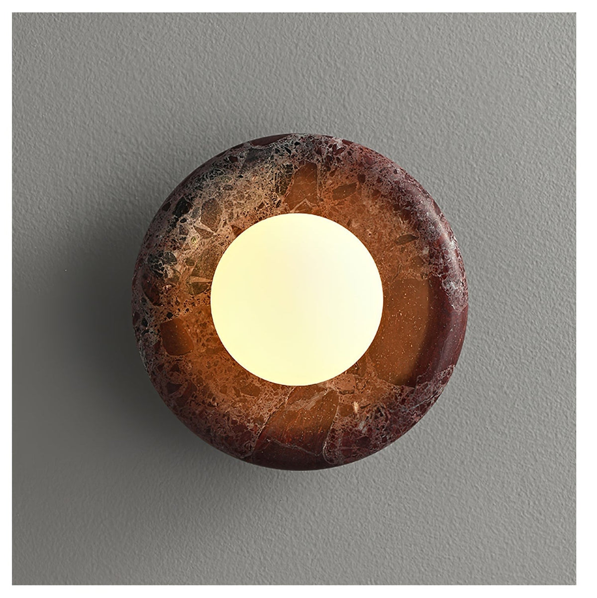 Amber Vintage Marmeren wandlamp