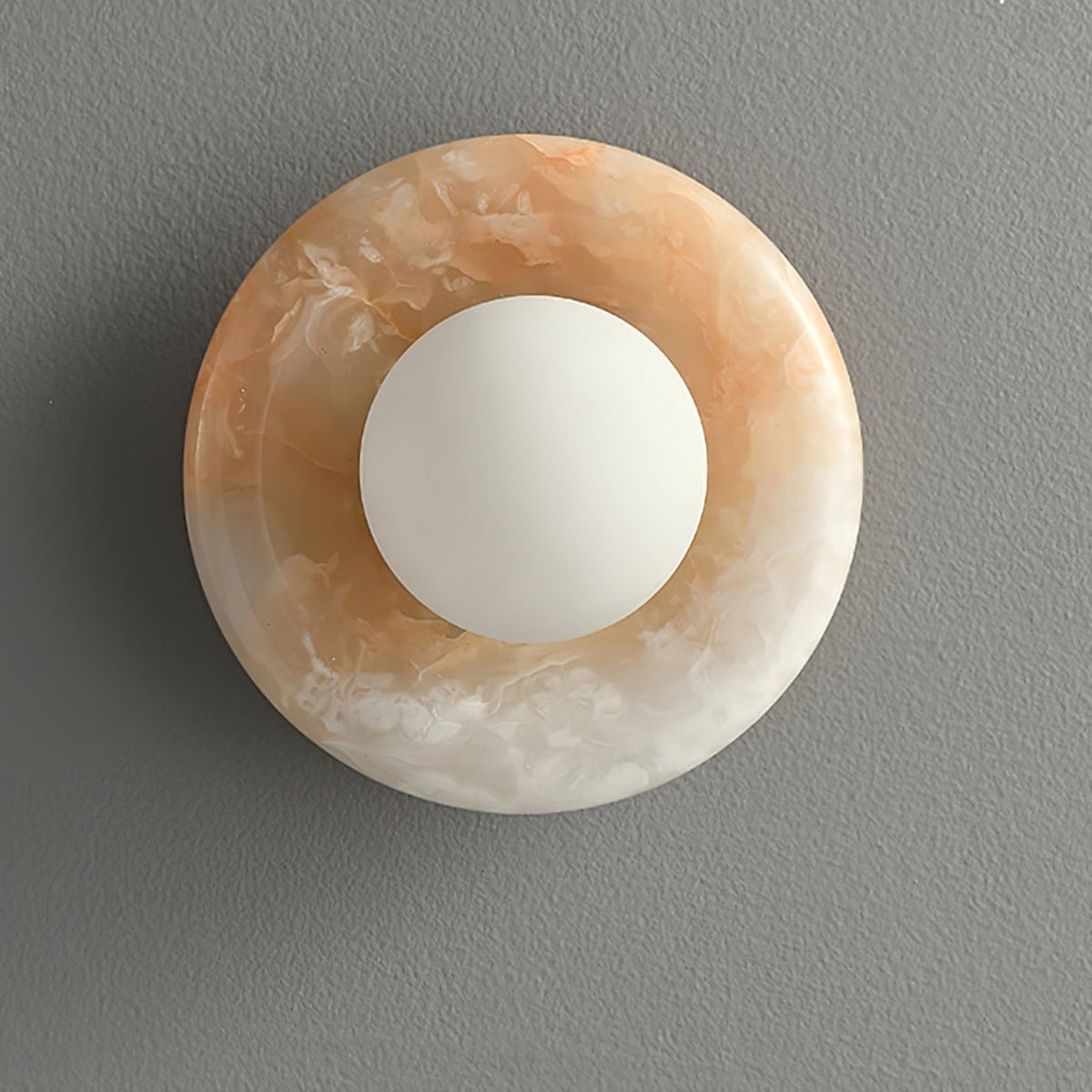 Amber Vintage Marmeren wandlamp