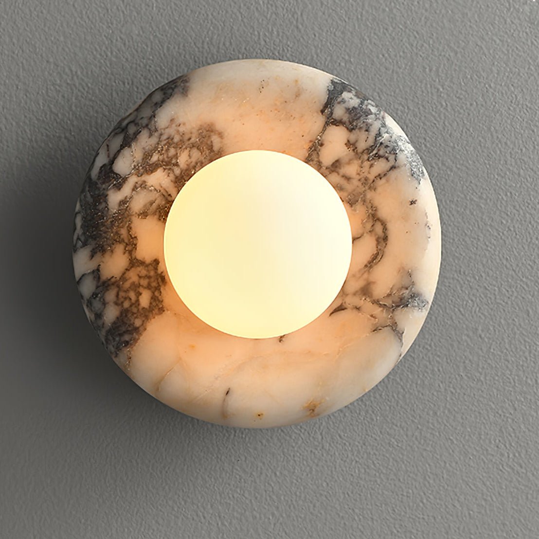 Amber Vintage Marmeren wandlamp
