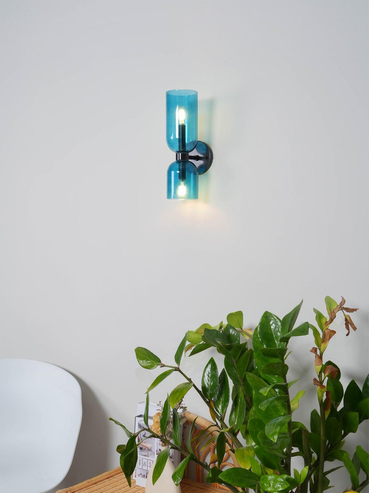 Bryn Moderne minimalistische wandlamp van glas