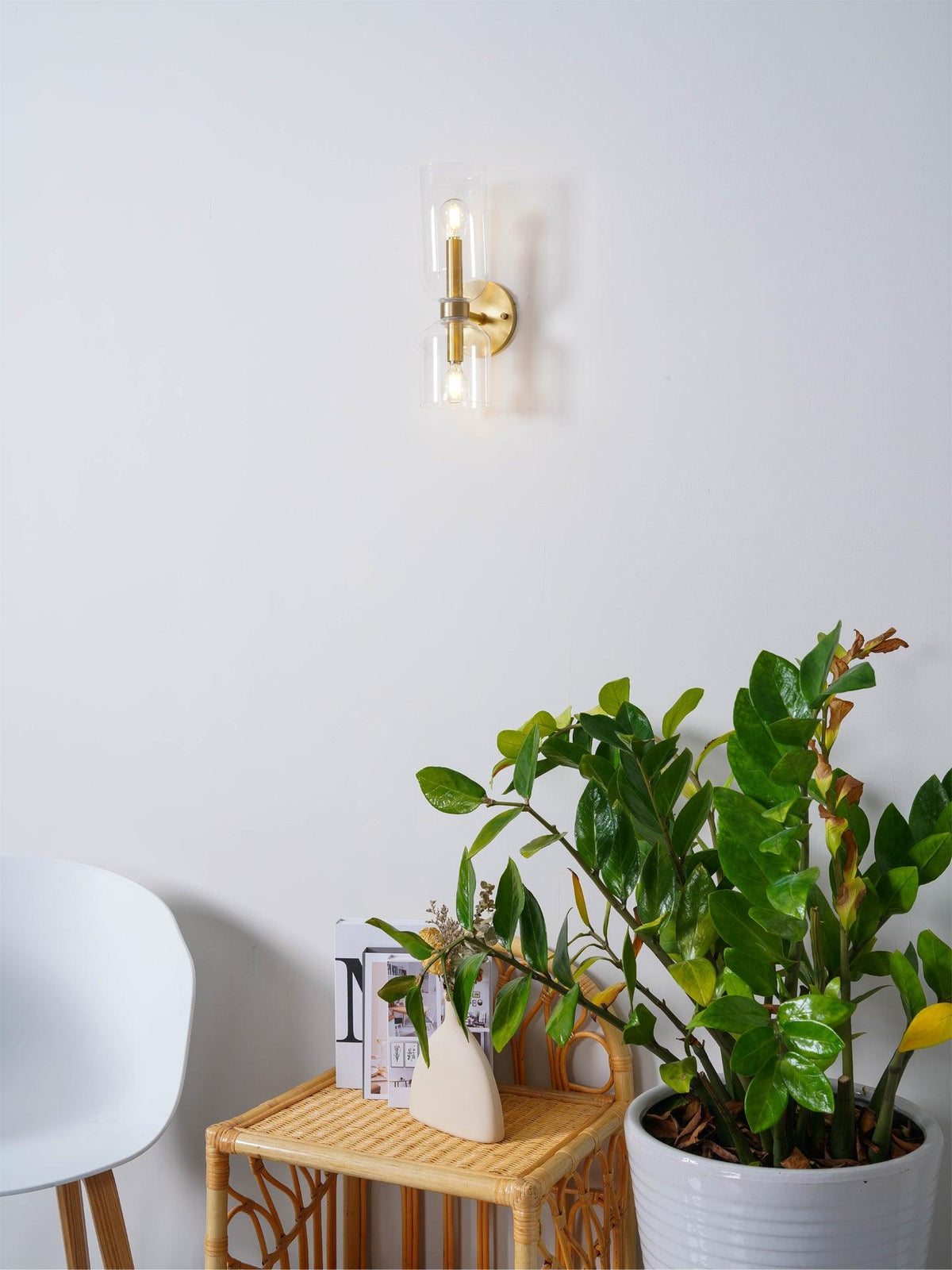 Bryn Moderne minimalistische wandlamp van glas