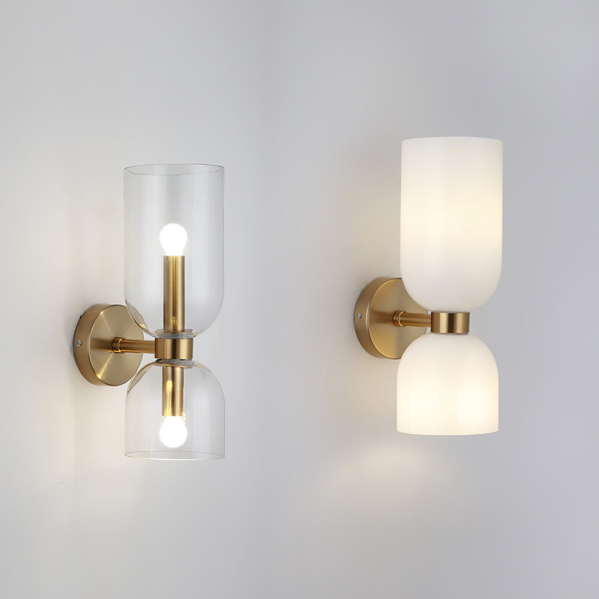 Bryn Moderne minimalistische wandlamp van glas