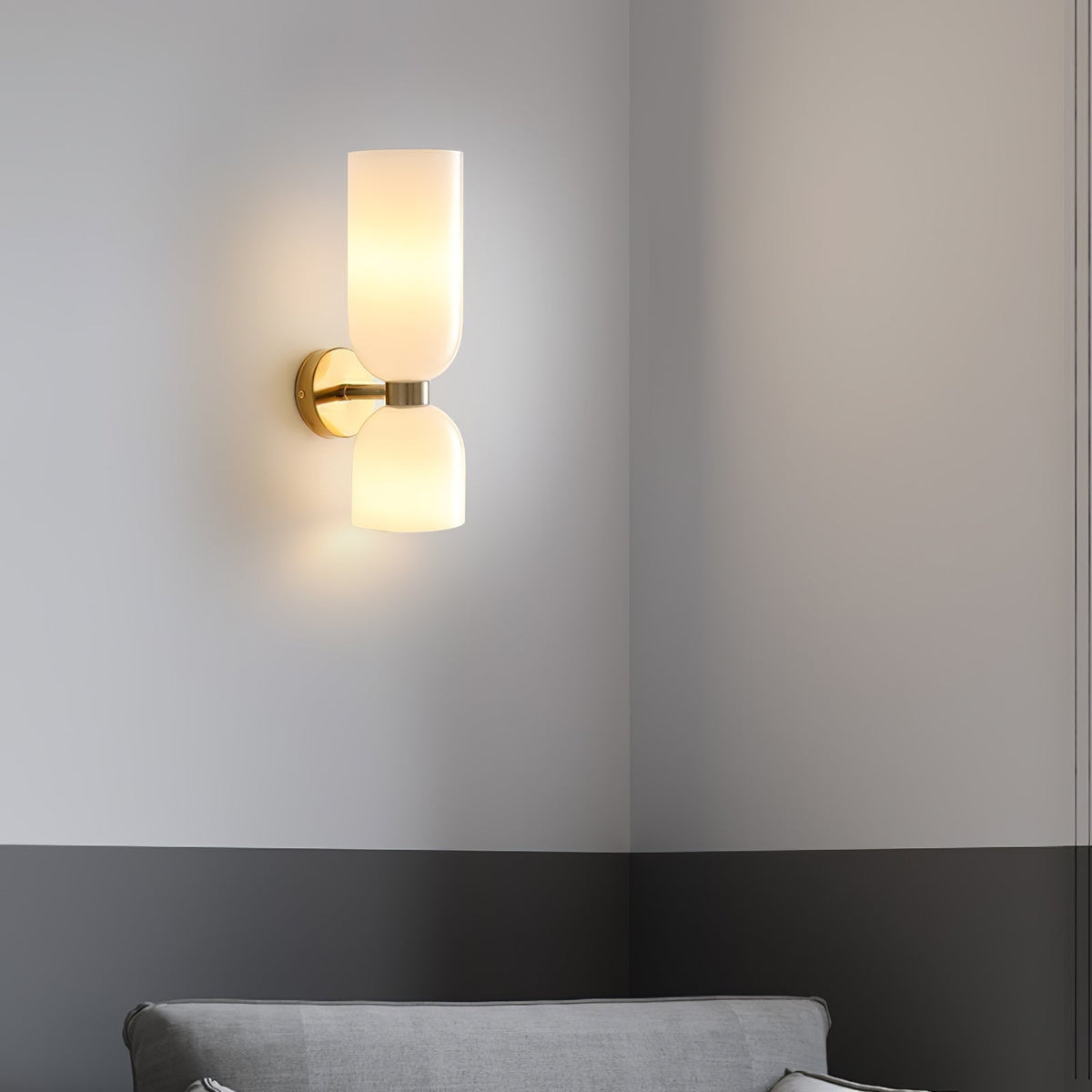 Bryn Moderne minimalistische wandlamp van glas