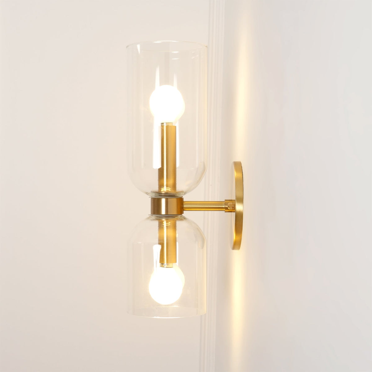 Bryn Moderne minimalistische wandlamp van glas