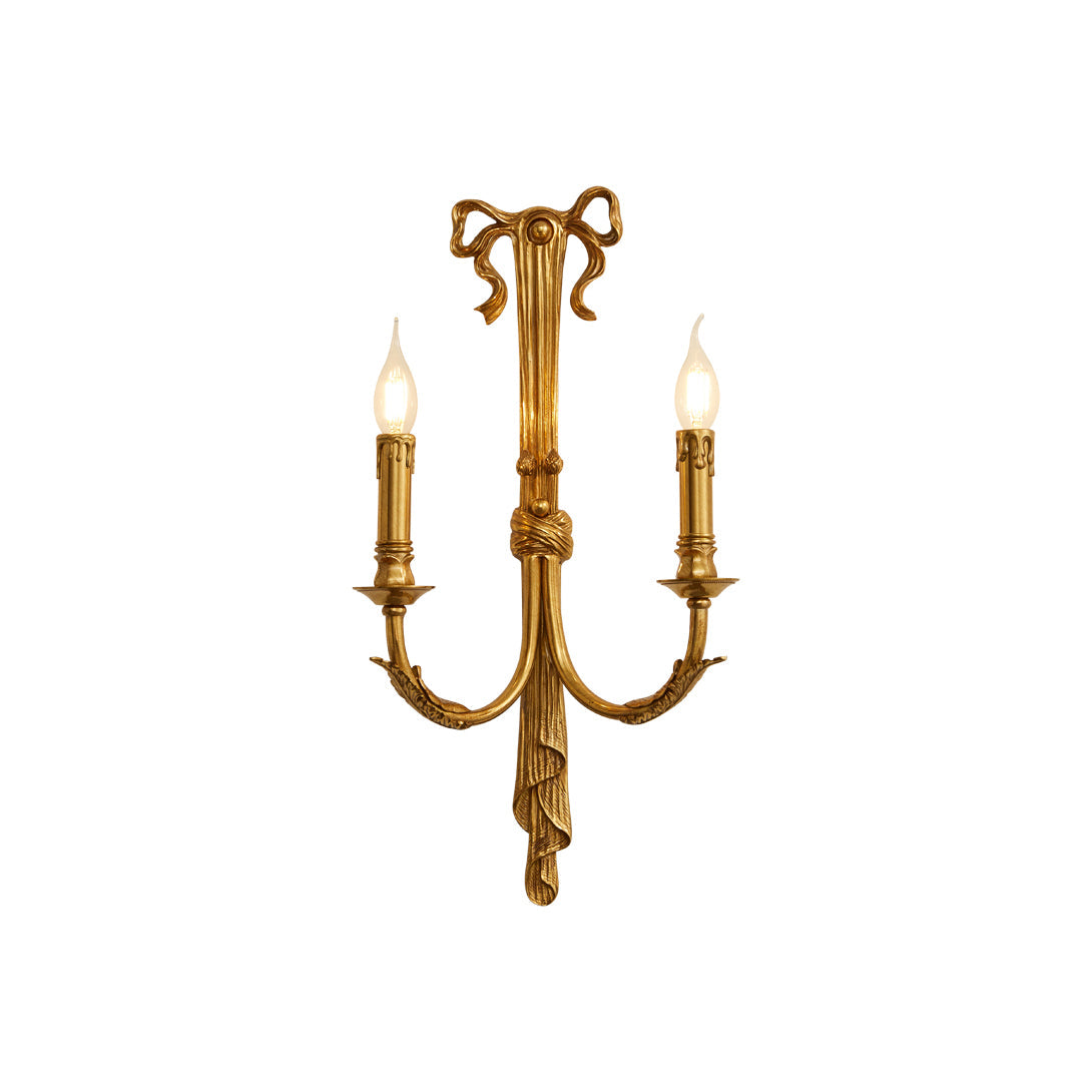 Oriaielle wandlamp van messing