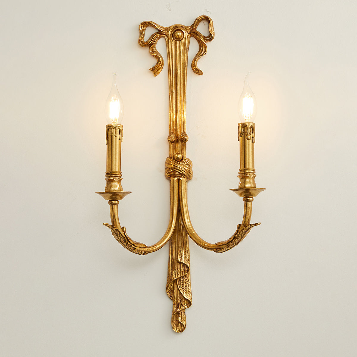 Oriaielle wandlamp van messing