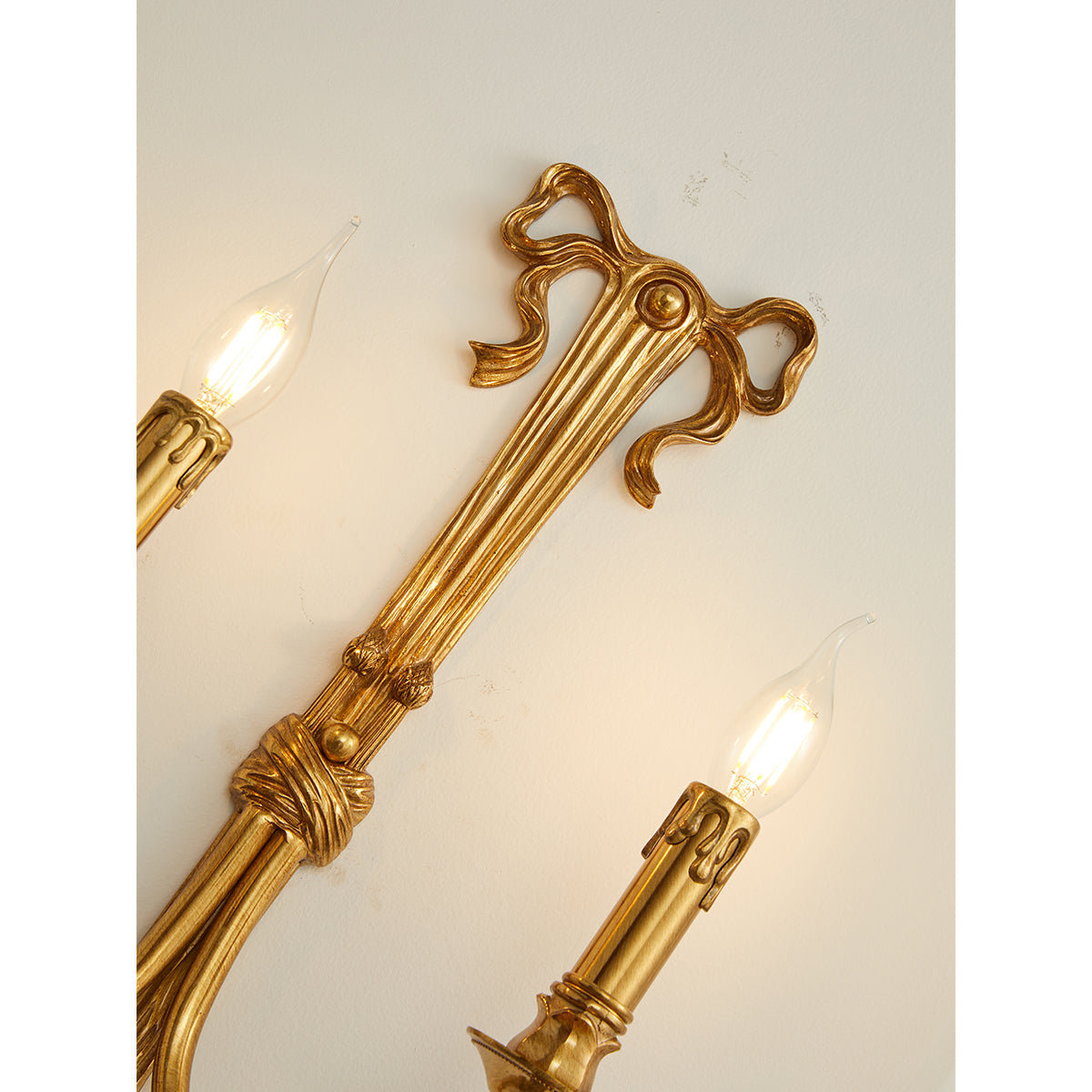 Oriaielle wandlamp van messing