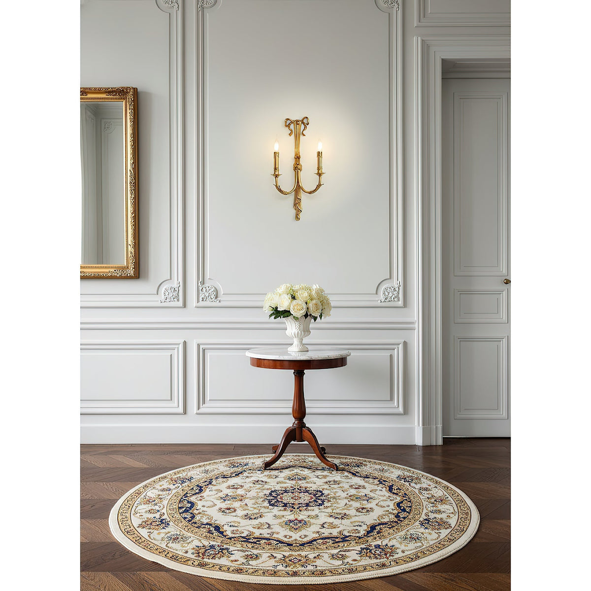 Oriaielle wandlamp van messing