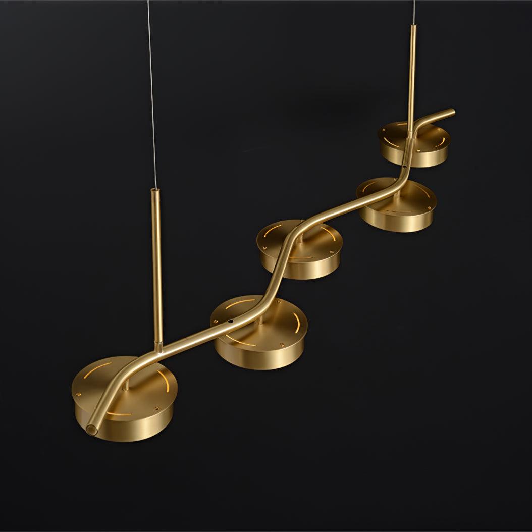Aureus moderne kroonluchter van messing